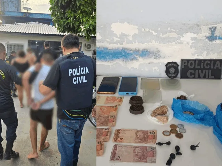 Trio é preso por tráfico de drogas durante “Operação Nômades” no município de Juruá