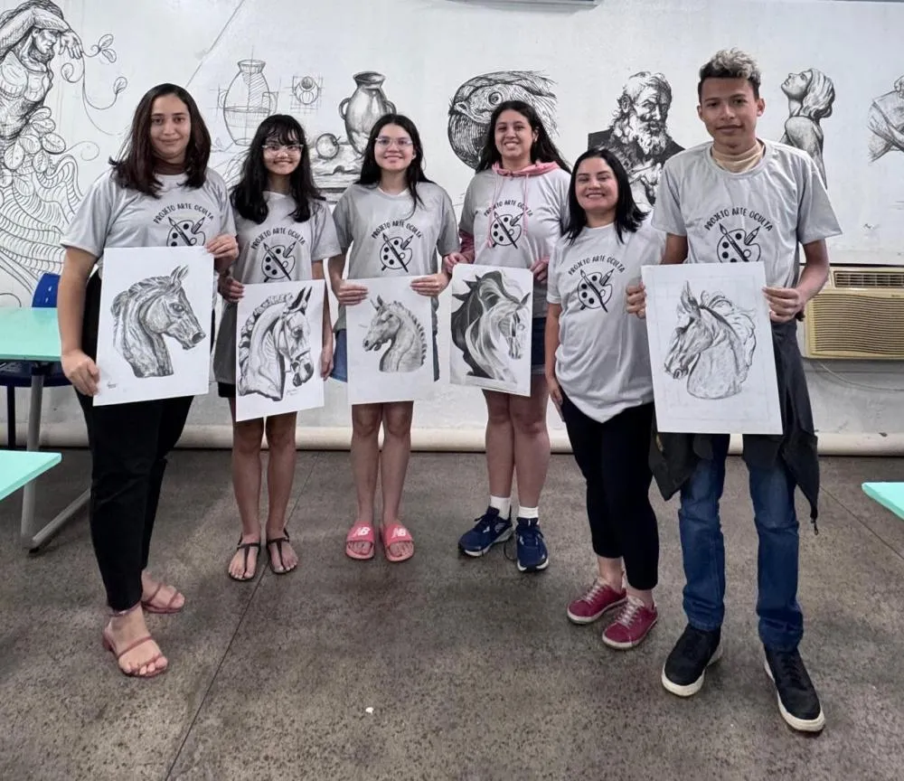 “Arte Oculta” leva exposição de artes visuais a escolas de Manaus com apoio da Concultura